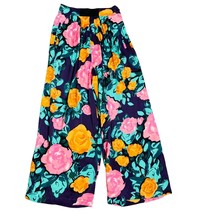 PLENTY Tracy Reese Satin Floral Wide Leg Pants Size Small - £35.60 GBP