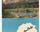 2 Canadian Pacific Railways Alaska Service Menus Mount Eisenhower 1955 - $27.72