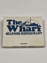 Front Strike Matchbook Cover The Wharf Seafood Restaurant Tallahassee, Fl  gmg - £9.92 GBP