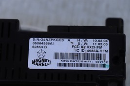 Chrysler Dodge Bluetooth Telematics Communication Control Module 05064986AI image 2
