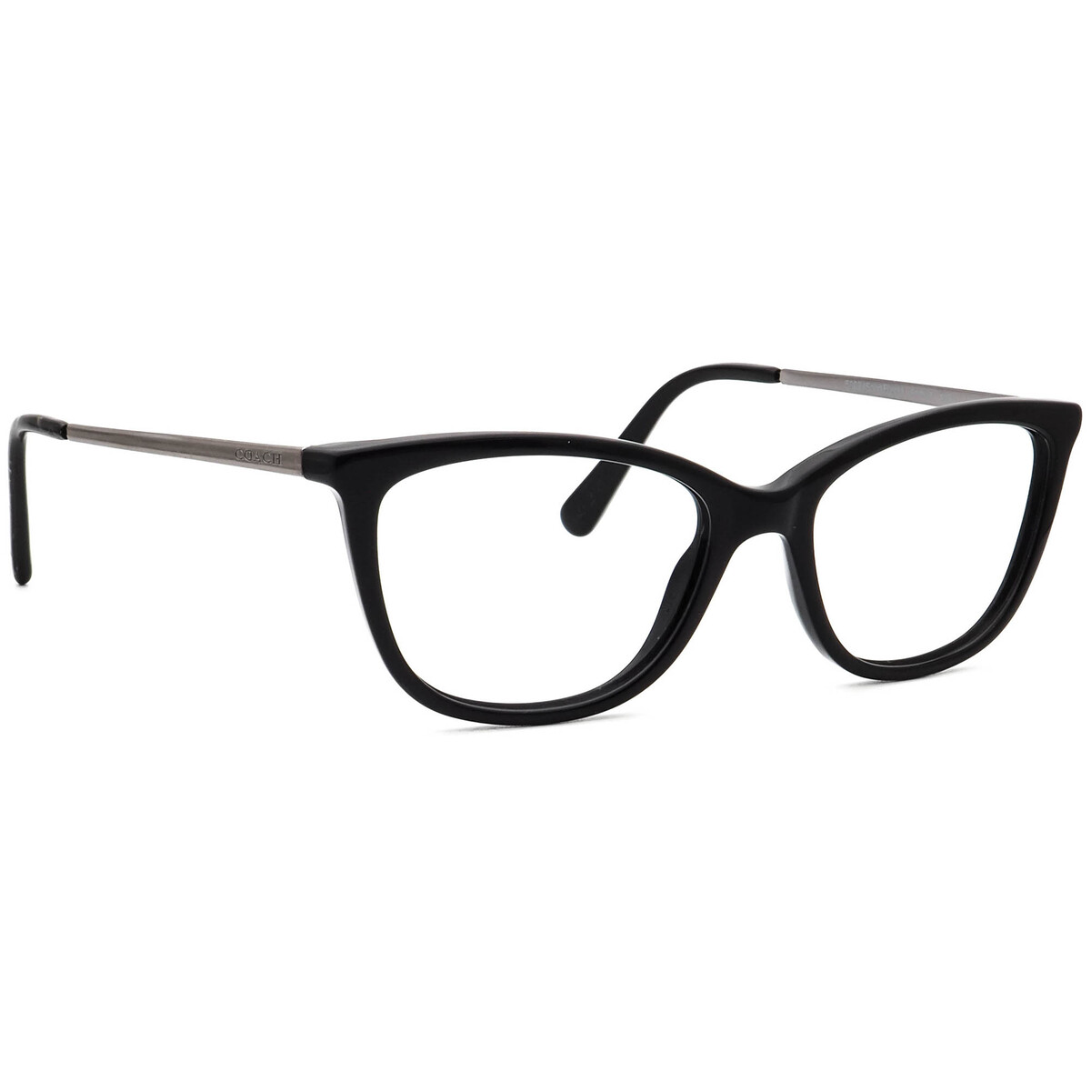Coach Women&#39;s Eyeglasses HC 6124 5002 Solid Black Cat Eye Frame 51[]17 140 - $99.99