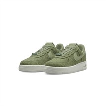 Nike Women&#39;s Air Force 1 &#39;07 Prm Sneakers In SESAME/OIL GREEN-LIGHT Bone - $103.00