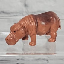 Hippo 2.5&quot; Figure Vintage Jaru Toy Wildlife Animal Jungle Beast Hippopot... - £7.88 GBP