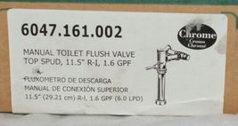 American Standard 6047 161 002 Manual Toilet Flush Valve Top Spud image 5