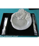 Arthur Court  Set of a tray and 2 spreaders KOALA design new in box orig... - $2,013.20 MXN