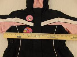 Girls Zero Xposure Pink Black Full Zip Custom Patched Winter Fleece Line... - $24.29