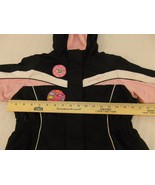Girls Zero Xposure Pink Black Full Zip Custom Patched Winter Fleece Line... - £19.10 GBP