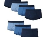 Hanes Men&#39;s Briefs 7 Pack, Assorted Blue, Medium - £17.73 GBP