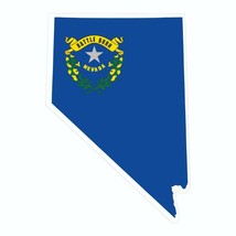 Nevada State Map Outline with Flag Sticker, Decal, Vacation Sticker - £2.82 GBP+