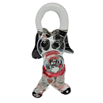 Vintage Lucite 1.75&quot; Beagle Snoopy Dog Christmas Ornament Charm Figurine... - $13.85
