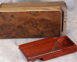 Secret Box Heartwood Creations Handmade Sliding Wood Boxes W/ Inlay Lot ... - $29.39