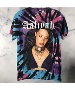 Aaliyah T Shirt  Multicolor  Tie Dye ￼size Small Hip Hop Shirt - $353.58 MXN