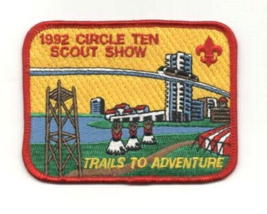 Boy Scouts 1992 Circle Ten Scout Show - Trails to Adventure Patch - BSA - £4.62 GBP