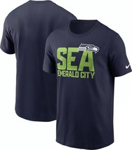 Seattle Seahawks Mens Nike Local Emerald City S/S T-Shirt - XL &amp; Large -... - $446.98 MXN