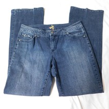 db Premium Womens Boot Cut Jeans Size 8 Rhinestone Embellished Stone Was... - £11.86 GBP