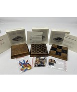 Pier 1 imports Tic Tac Toe Chinese Checkers &amp; Checkers Mini Travel Board... - €13,01 EUR