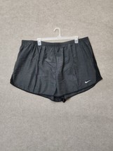 Nike 10k 6 Inch Short Women Plus 3X Heather Gray Running Athletic Active... - $29.57