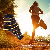 Comfort Foot ECMLN Anti Fatigue Compression Sleeve Relieve Swelling Varicosity S - £13.50 GBP