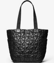 Michael Kors Winnie Quilted Nylon Black Large Tote 35T1TW4T3C $398 Retail FR - £77.51 GBP