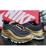 2018 Nike Air Max 97 QS Gold/White Running Shoes AT5458-002 Kid 4 Women 5.5 - $128.30 CAD