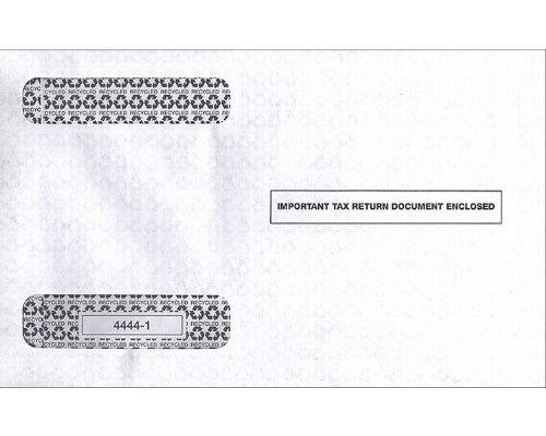 EGP Irs Approved W-2 Envelope for 4up Horizontal Format, Quantity 25 - $10.34