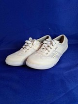 Keds Craze T-Toe Women&#39;s Size 6 Casual Comfort Shoes White Stretch Twill  - $30.84