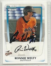 Ronnie Welty Signed Autographed Card 2011 Bowman Prospects - $9.55