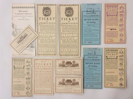 Lot 1950s-70s Vintage Williamsburg Virginia 7pc Tickets And 3 Carter&#39;s Grove - £38.01 GBP