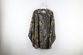 Vintage 90s Mens 2XL XXL Faded Mossy Oak Camouflage Long Sleeve T-Shirt Cotton - £77.83 GBP