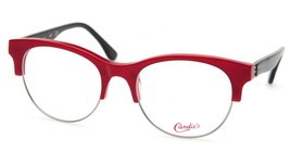 New Candie&#39;s CA0144 068 Red Eyeglasses Glasses Frame 49-18-140 B42mm - £66.33 GBP