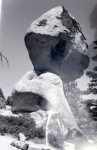 Yosemite California 11X14" Black & white Picture Photo Boulder Rock sky Unsigned - $19.14
