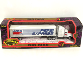 1995 Road Champs Big Rigs Pepsi Express Diecast &amp; Plastic Truck 1/64 Sca... - £11.67 GBP