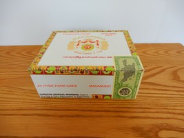 Macanudo Montego Y Cia Hyde Park Cafe Cigar Box - $5.00