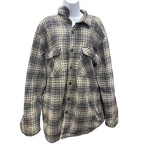 VTG Sears Outdoor Life Men&#39;s XLT Tall Buffalo Plaid Sherpa Lined Shirt J... - $30.39