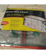 NEW Christmas Large Ornament Chest for Dummies Zippered Holds 54 Ornaments - £14.69 GBP