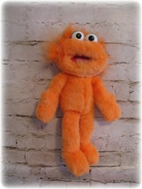 Sesame Street Zoe Plush 14&quot; Jim Henson Muppet Puppet Stuffed Lovey Toy EUC - £12.09 GBP