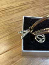 NEW Liz Claiborne Bangle Bracelet Set of 3 Letter A Fashion Jewelry KG JD - $19.80