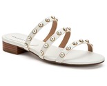 Charter Club Women Triple Strap Slide Sandals Soraya Size US 5.5M White ... - $18.81