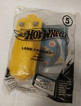 Hot Wheels Happy Meal Toy # 5 Yellow Land Crusher 2017 - £2.33 GBP
