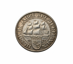 1927 German Empire Bremerhaven Centenary Commemorative Art Medal Restrike - €11,26 EUR