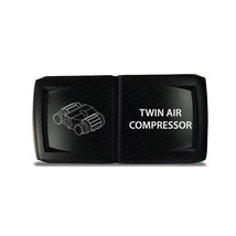 CH4x4 Rocker Switch V2 Twin Air Compressor Symbol - Horizontal - Blue LED - £13.44 GBP