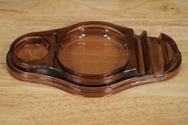 Vintage Amethyst Purple Glass Cambridge #680 Vanity Compact Base - $694.70 MXN