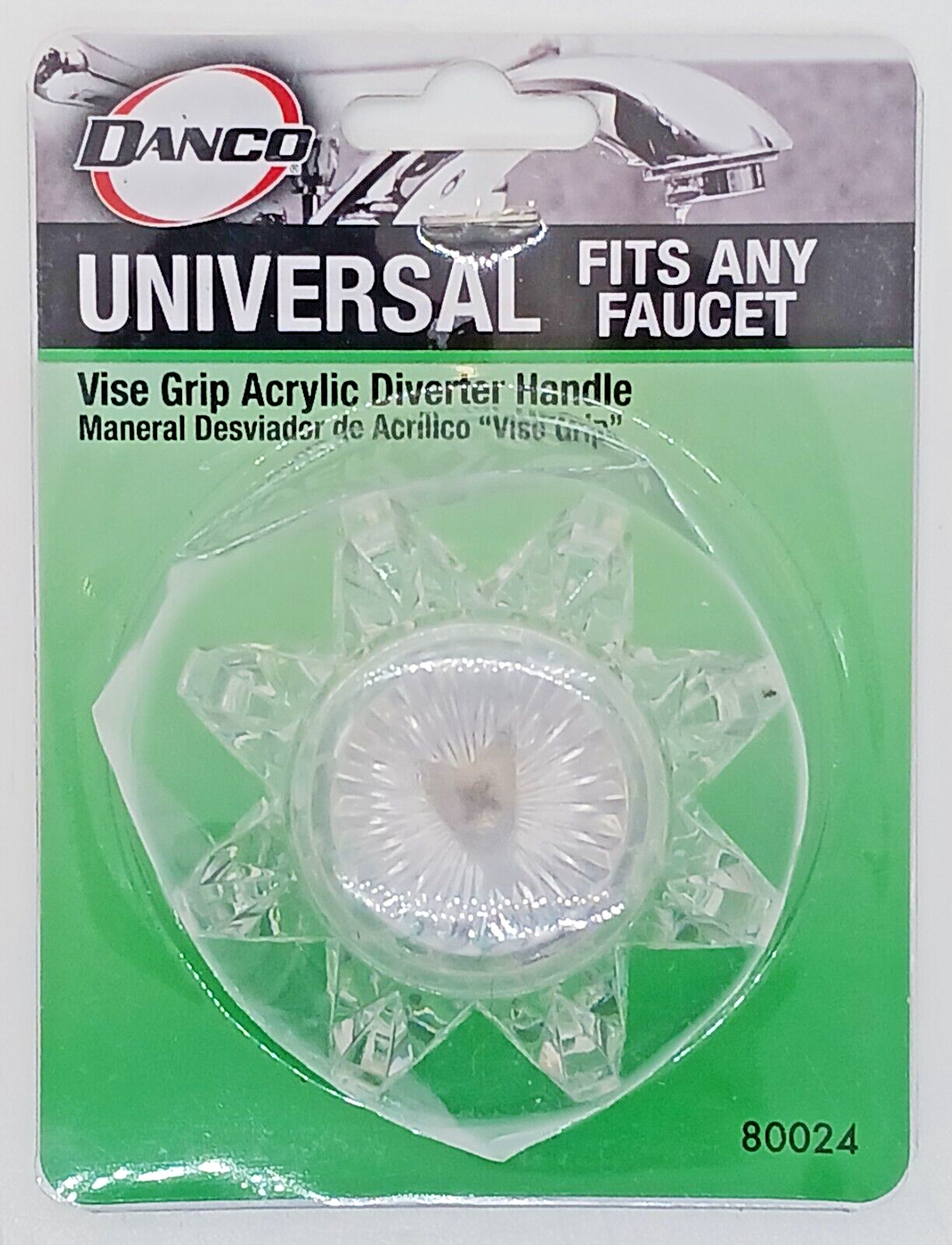 Danco Univesal Vise Grip Acrylic Diverter Handle #80024 - $4.99