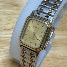 VTG Certina Swiss Quartz Watch Women 30m Dual Tone Rectangle Analog New ... - £35.76 GBP