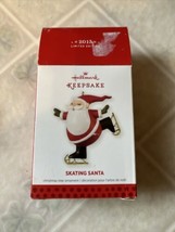 Hallmark Christmas Ornament Keepsake 2013 Limited Edition &quot;Skating Santa&quot; - £13.83 GBP