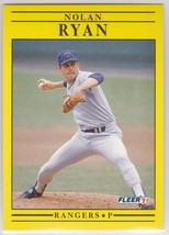 M) 1991 Fleer Baseball Trading Card - Nolan Ryan #302 - £1.53 GBP
