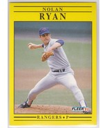 M) 1991 Fleer Baseball Trading Card - Nolan Ryan #302 - £1.57 GBP