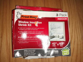 Frost King V73/4QPD2 42 x 62 in Window Film Insulation Kit - 4 Count - $6.90