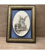 Guardian Angel On Bridge With Children Etched on Cultured Marble Framed - €25,16 EUR