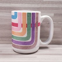 Multicolor Stripe 2010 Transit Tees 12 oz. Stoneware Coffee Mug Cup - $12.57